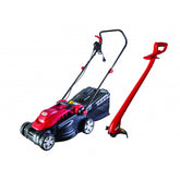 Set masina de tuns iarba 1600W si trimmer 250W, Raider RD-LMGT01